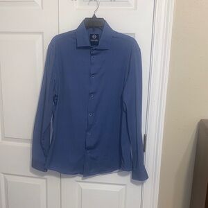 Men's Blue Dress Shirt